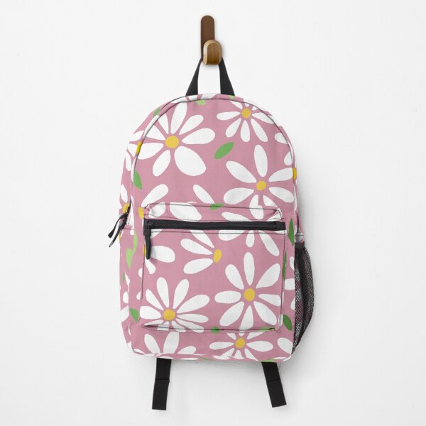 Item preview, Vintage retro Pink daisies designed and sold by Erinelyse827.