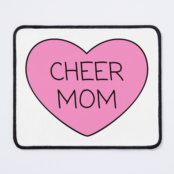 Item preview, Cheer Mom Pink Heart designed and sold by OscarAndOphelia.