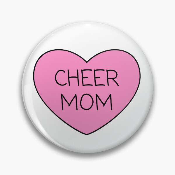 Item preview, Cheer Mom Pink Heart designed and sold by OscarAndOphelia.