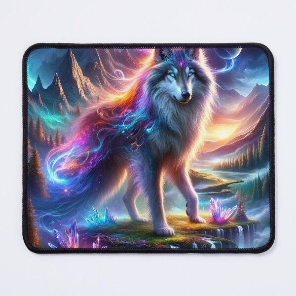 Item preview, "Realm Wanderer: Guardian of Mystica" designed and sold by WolframSilver.