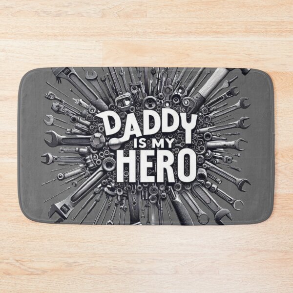 Artikelvorschau, DADDY IST MEIN HELD, HANDYMAN DAD, VATERTAG, LIEBE DADDY, MEIN HELD, DADDY, DAD, TYPOGRAPHIE, entworfen und verkauft von 2012DreamVision.