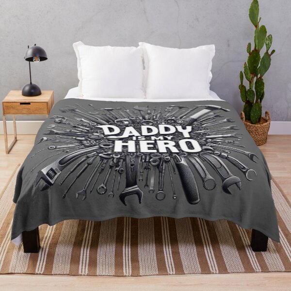 Item preview, DADDY IS MY HERO, HANDYMAN DAD, FATHER'S DAY, LOVE DADDY, MY HERO, DADDY, DAD, TYPOGRAPHY, designed and sold by 2012DreamVision.