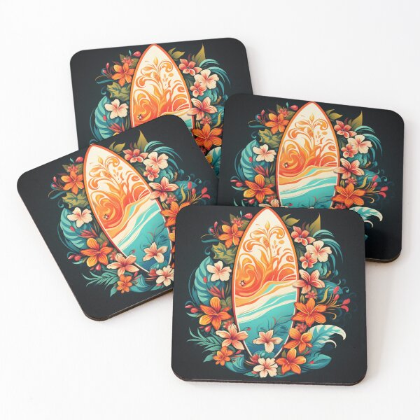 Item preview, Hawaiian floral Board designed and sold by liana campbell.