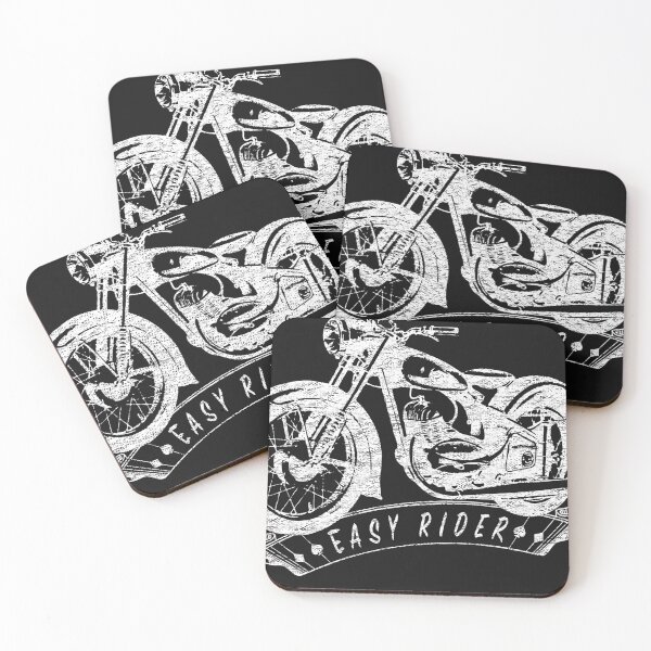 Artikelvorschau, Vintage Motorbike Easy Rider - white entworfen und verkauft von Akoa.