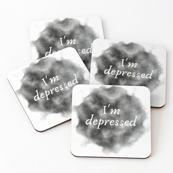 Item preview, I'm depressed t-shirt designed and sold by NotilusChic.