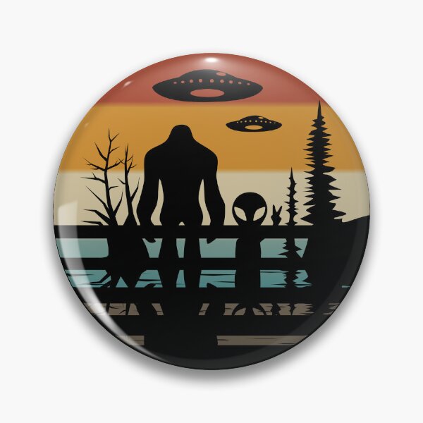 Item preview, Vintage Alien and Bigfoot designed and sold by DesertG.