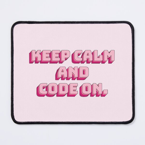 Item preview, Keep Calm and Code On. designed and sold by QuoteQuest.