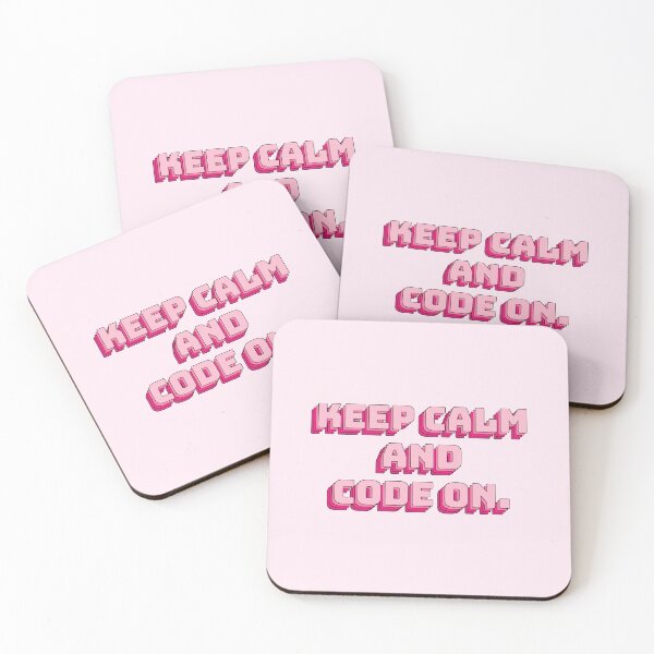 Item preview, Keep Calm and Code On. designed and sold by QuoteQuest.