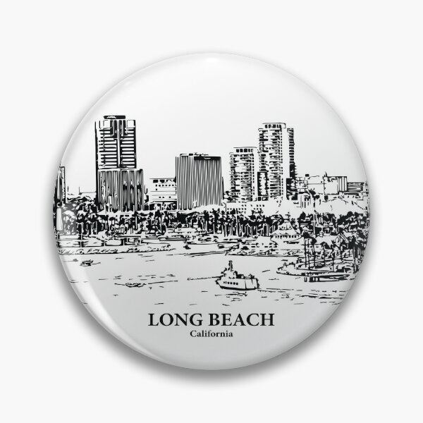 Item preview, Long Beach - California designed and sold by Lakeric Cityscapes.