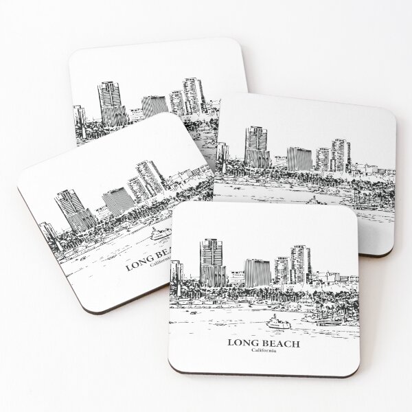 Item preview, Long Beach - California designed and sold by Lakeric Cityscapes.