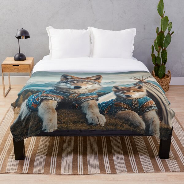 Item preview, Wolf, Animal Portrait, Cute Spirit Animals designed and sold by 123animals.