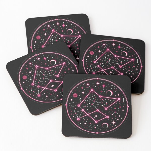 Item preview, Black and pink constellations  designed and sold by SpookyCuties.