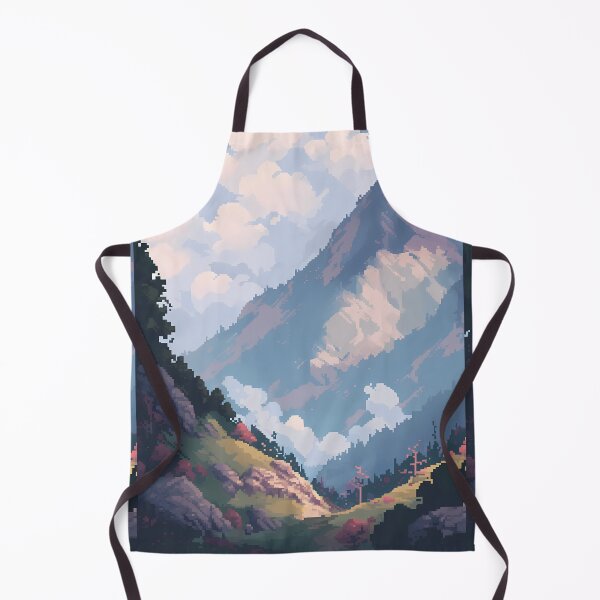 Item preview, Pixel art Mountain- Retro art designed and sold by octoboobs.