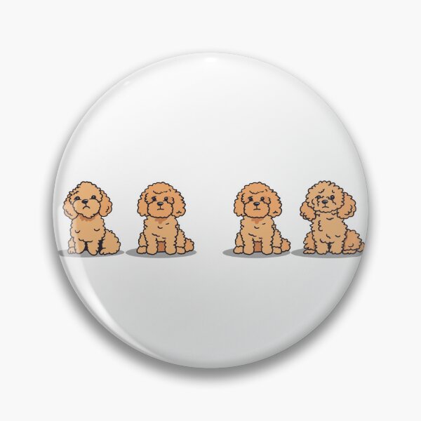 Item preview, Four Toy Poodles Sitting Together designed and sold by hanappong.
