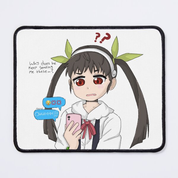 Item preview, Araragi texting hachikuji, ouuuhhhh designed and sold by OMOI☆.