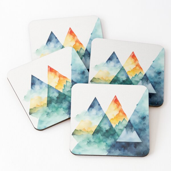 Item preview, Watercolor Triangle Pattern designed and sold by Gabriela McDaniel.