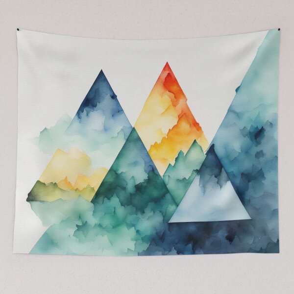 Item preview, Watercolor Triangle Pattern designed and sold by Gabriela McDaniel.