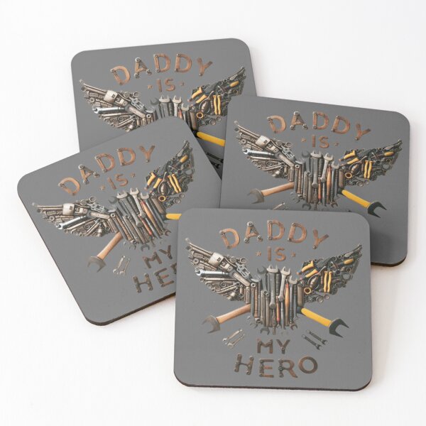 Item preview, DADDY IS MY HERO, HANDYMAN DAD, FATHER'S DAY, LOVE DADDY, MY HERO, DADDY, DAD,FATHER, TYPOGRAPHY,  designed and sold by 2012DreamVision.