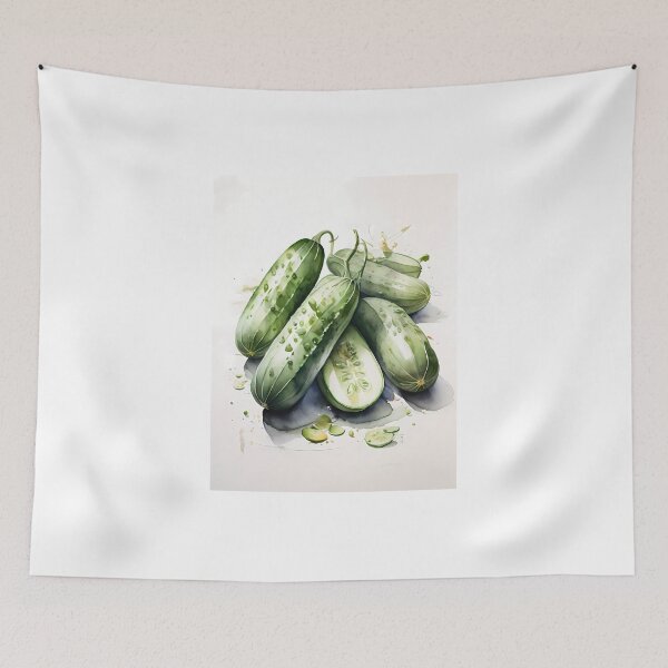 Item preview, Cute cucumbers designed and sold by ArtistrySky.