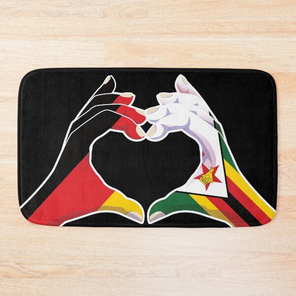 Item preview, Zimbabwe Zimbabwean Germany German Love Heart Peace designed and sold by FlagX.