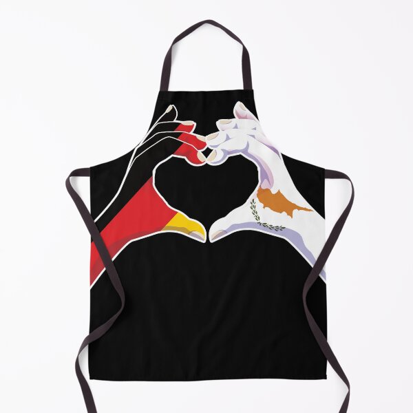 Item preview, Cyprus Cypriot Germany German Love Heart Peace designed and sold by FlagX.