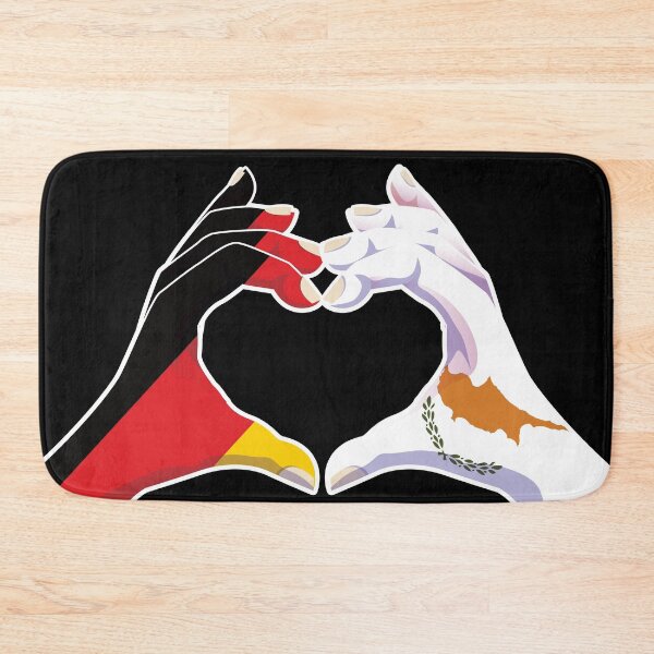 Item preview, Cyprus Cypriot Germany German Love Heart Peace designed and sold by FlagX.