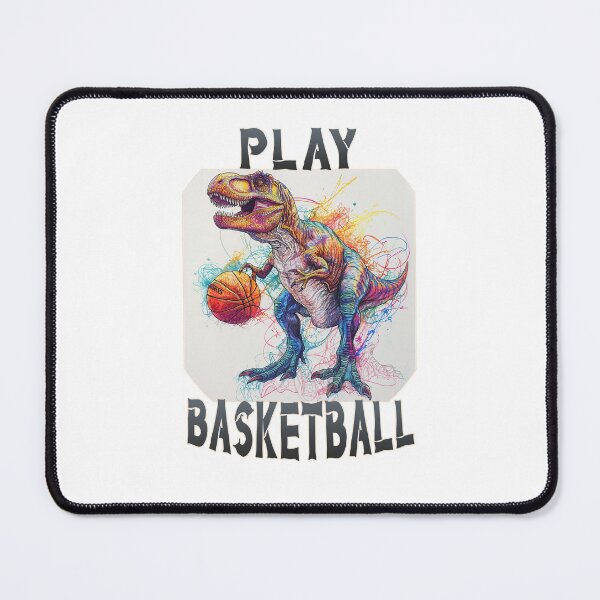 Item preview, Sport Dinosaur Playing Basketball designed and sold by DinoAndOther.