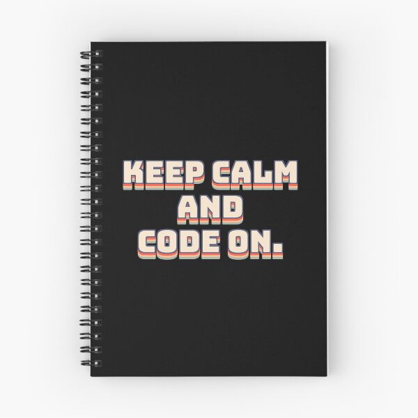 Item preview, Keep Calm and Code On. designed and sold by QuoteQuest.