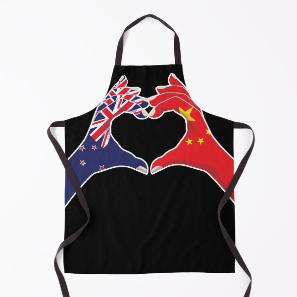 Item preview, Chinese China New Zealand Love Heart Peace designed and sold by FlagX.
