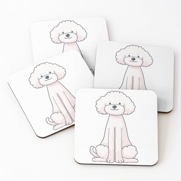 Item preview, Calm Seated White Poodle designed and sold by hanappong.