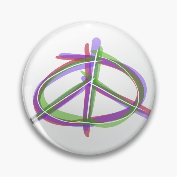Item preview, Colour peace logo designed and sold by Balpa.