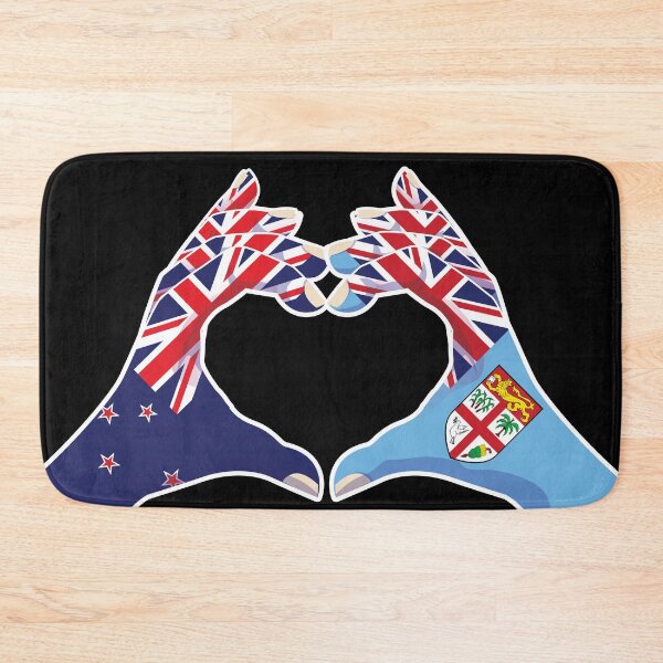 Item preview, Fiji Fijian New Zealand Love Heart Peace designed and sold by FlagX.