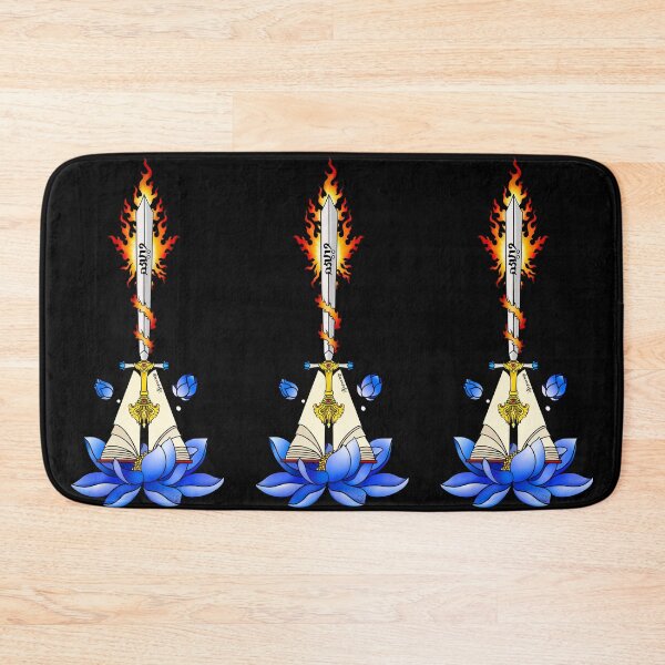 Item preview, Manjushri Motif, black buddhist, lotus, vajra art designed and sold by MayGreenAbgrall.