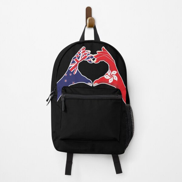 Item preview, Hongkongese Hongkong Hong Kong New Zealand Love Heart Peace designed and sold by FlagX.