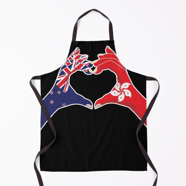 Item preview, Hongkongese Hongkong Hong Kong New Zealand Love Heart Peace designed and sold by FlagX.