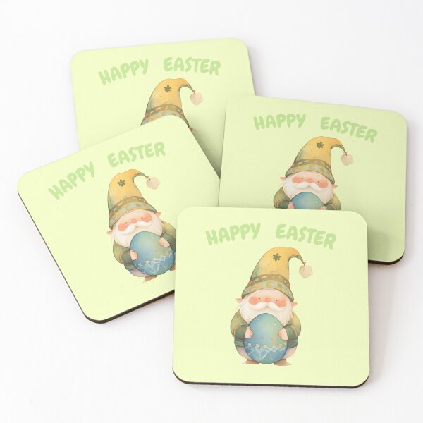Item preview, Garden Gnome Easter, Green Gnome Holding Easter Egg designed and sold by Frezcola.