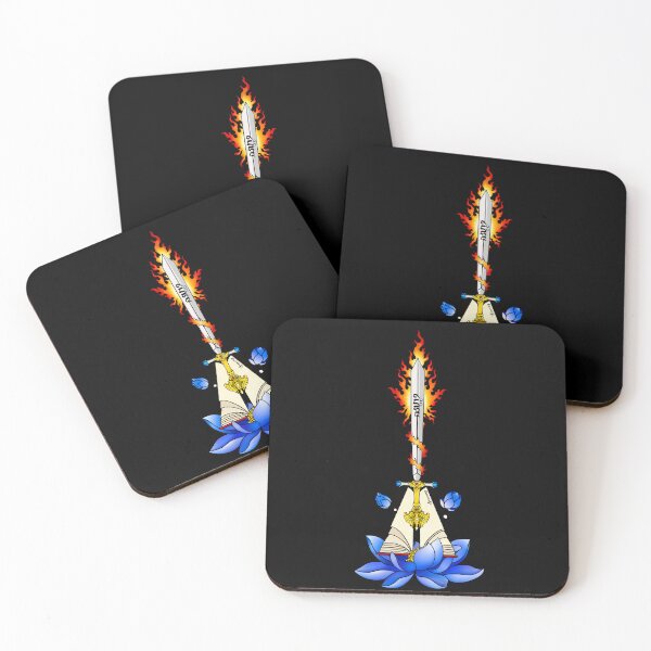 Item preview, Manjushri Motif, black buddhist, lotus, vajra art designed and sold by MayGreenAbgrall.