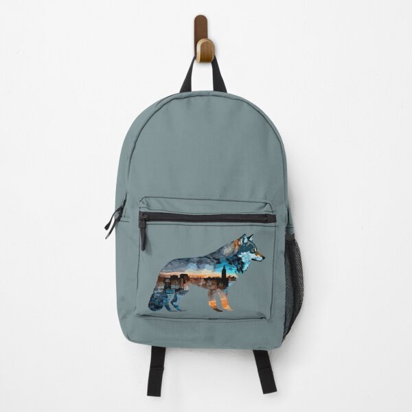 Item preview, wolf and a Mountain, Men's Warrior Wolf designed and sold by Firas Aljazzar.
