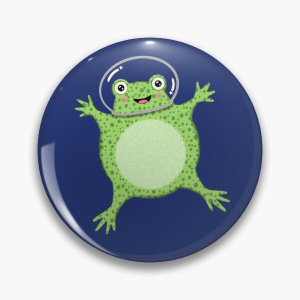 Item preview, Green Space Frog designed and sold by dragonstarart.