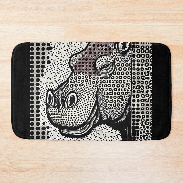 Item preview, Hippo in Halftone Print - dePace' designed and sold by mrpropcake.