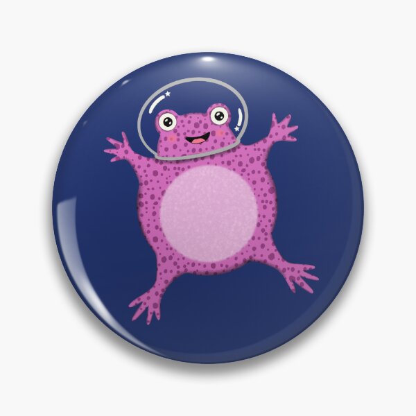 Item preview, Pink Space Frog designed and sold by dragonstarart.