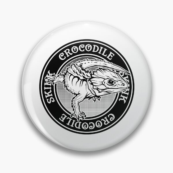 Item preview, Red Eye Crocodile Skink Tattoo Style Reptile Owner designed and sold by JRRTs.