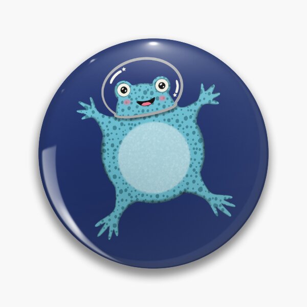 Item preview, Blue Space Frog designed and sold by dragonstarart.