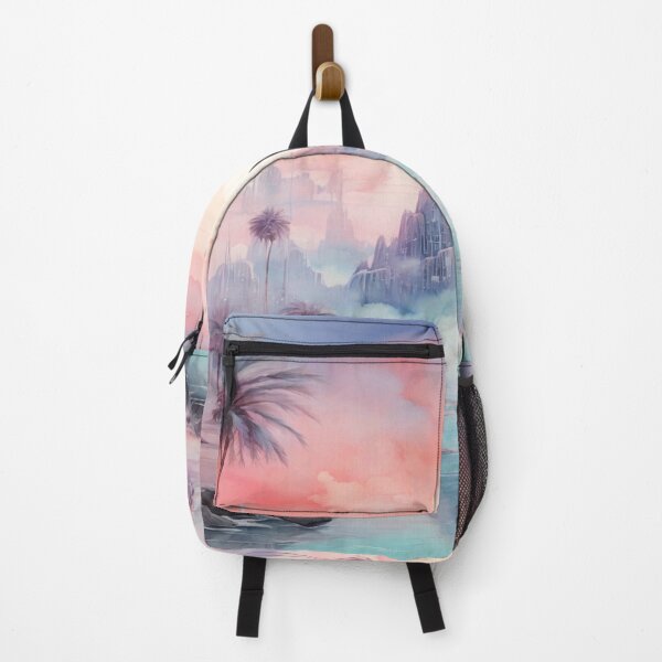 Item preview, A vaporwave-inspired alien world unfolds. designed and sold by Cherryblossom50.