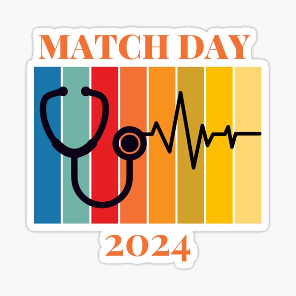 "Medical Match Day 2024" Sticker for Sale by gamzeizgi Redbubble