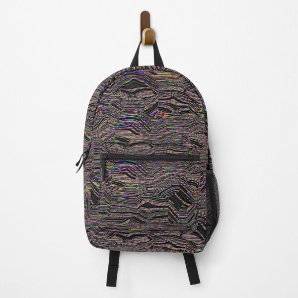 Item preview, Black Stripes on Intense Voronoi Rainbow designed and sold by TheRulerofEarth.