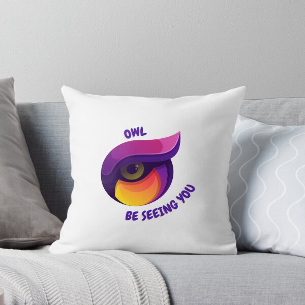 Item preview, Owl Be Seeing You Rainbow Owl Eye designed and sold by ImagiNatureDay.