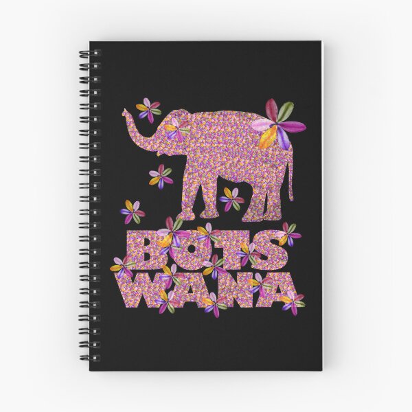 Item preview, Flowery Painted Botswana Elephant designed and sold by articlave.