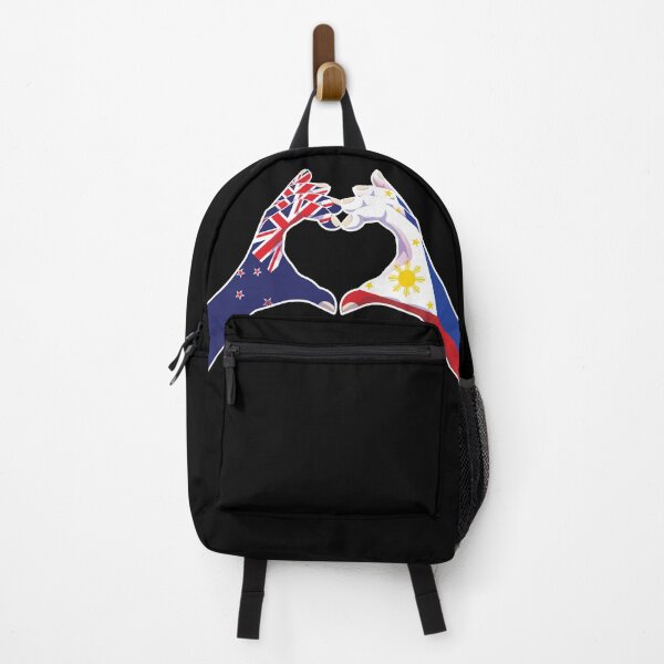 Item preview, Filipino Philippines New Zealand Love Heart Peace designed and sold by FlagX.