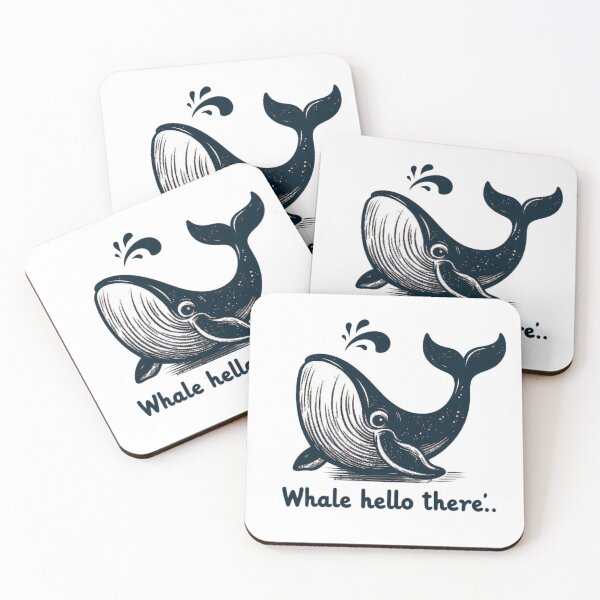 Item preview, "Whale Hello There!" - A Playful Encounter designed and sold by Graffiti-Space.